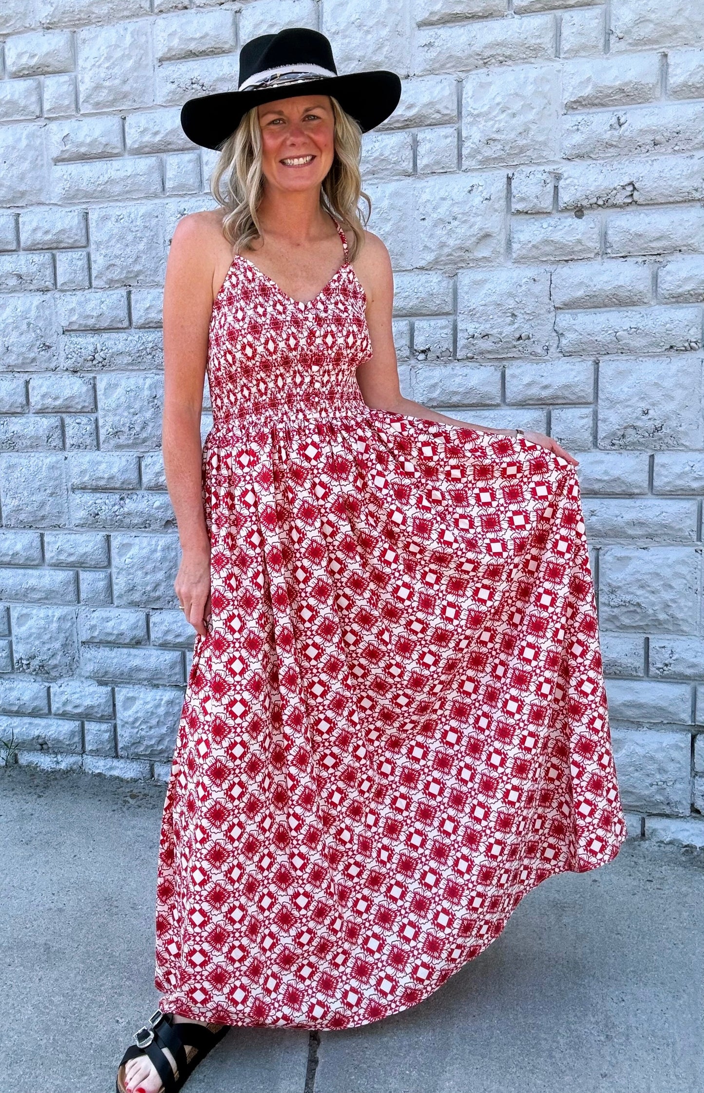Red Rock Reverie Dress