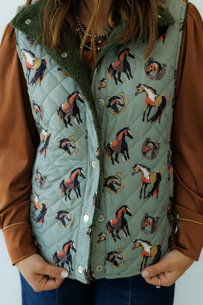 The Equestrian Quilted Vest