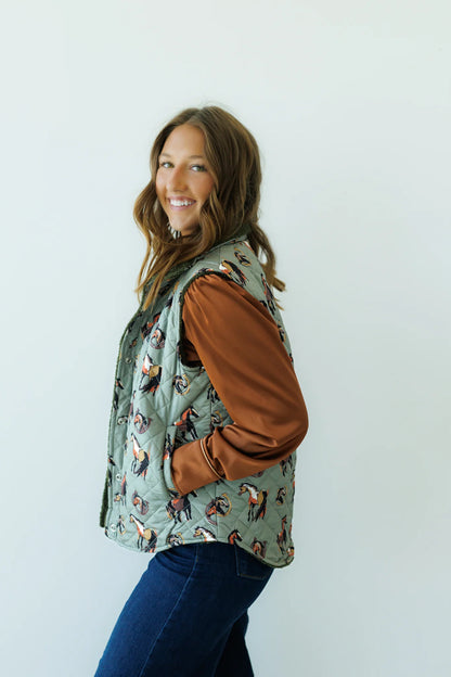 The Equestrian Quilted Vest