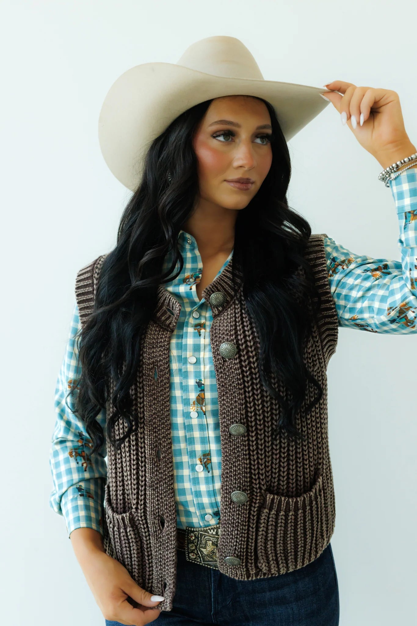 Concho Sweater Vest