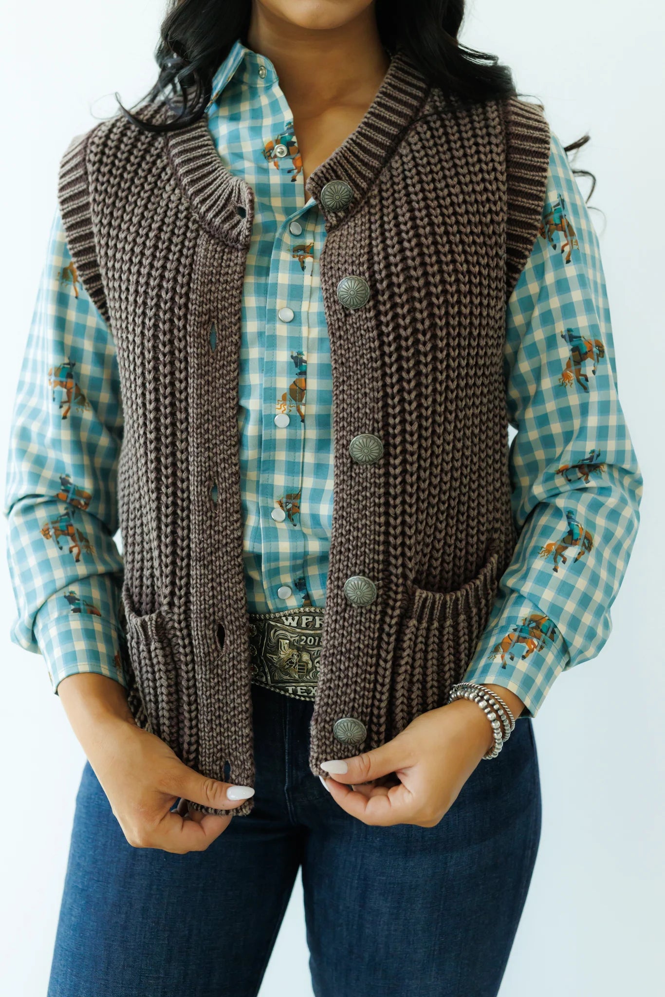 Concho Sweater Vest