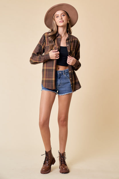 Whiskey Creek Plaid Top