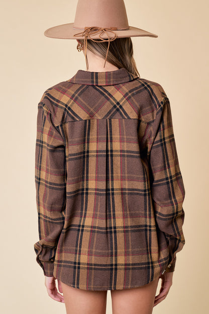 Whiskey Creek Plaid Top