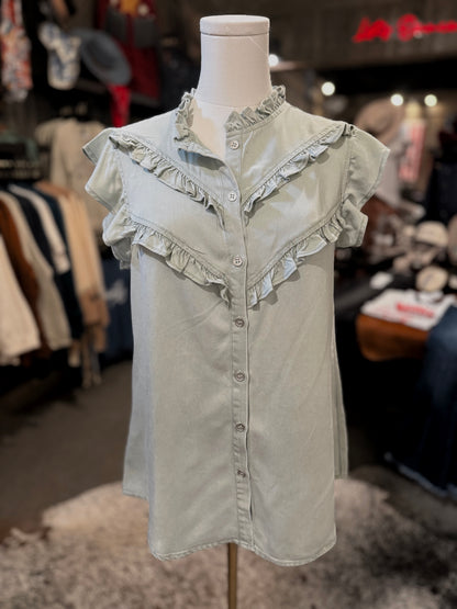 Ruffle Ridge Top