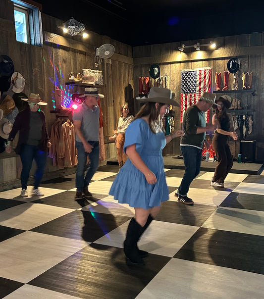 Hat Bar & Instructional Line Dancing Party Booking!