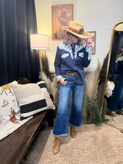 John Wayne Western Pearl Snap