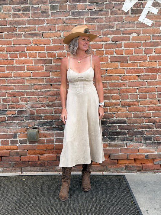 The Chateau Suede Dress