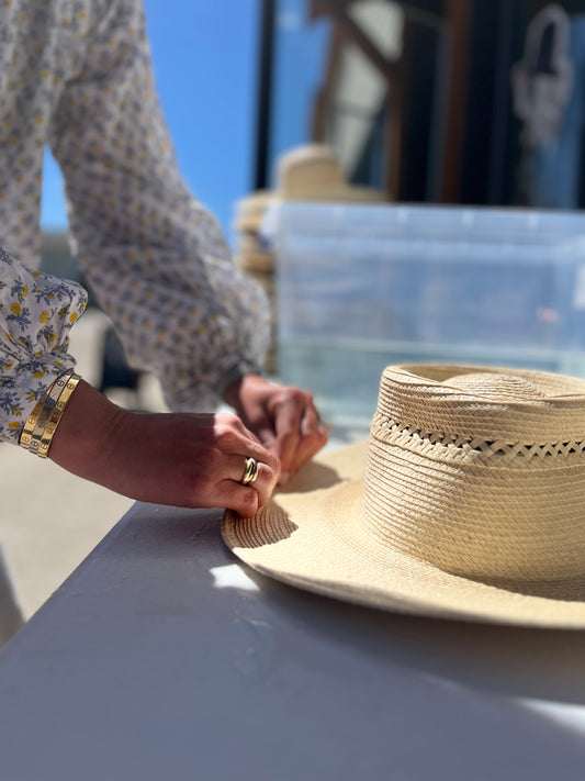 Shape Your Own Palm Straw Hat!