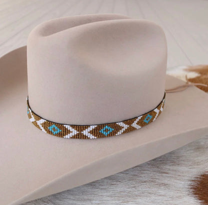 The June Beaded Hat Band