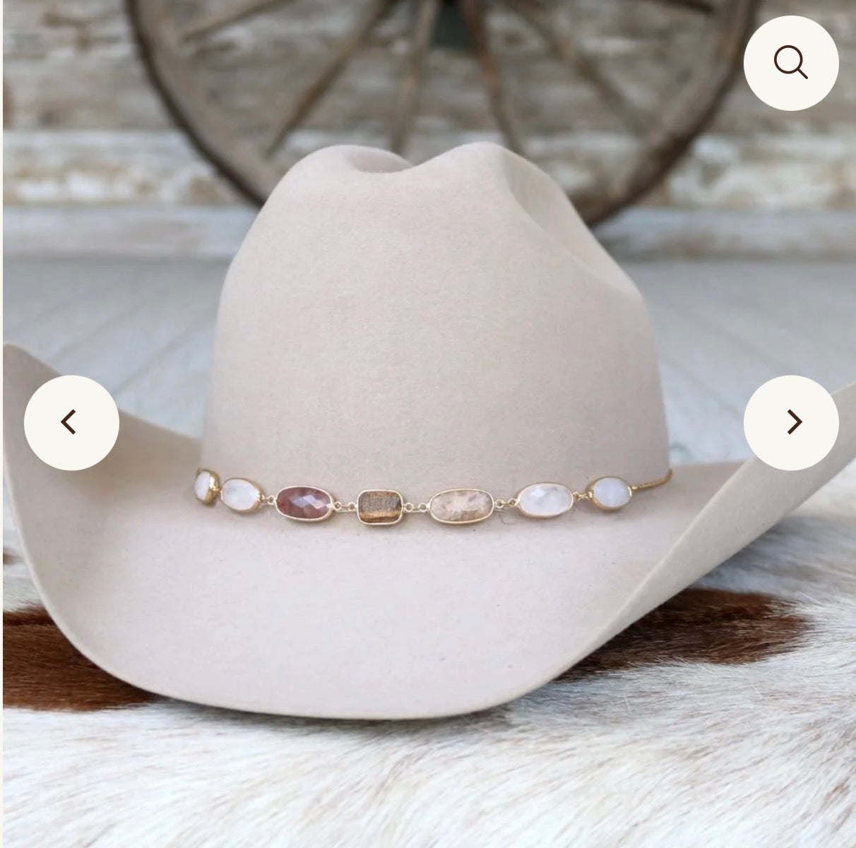 June Stone Hat Band