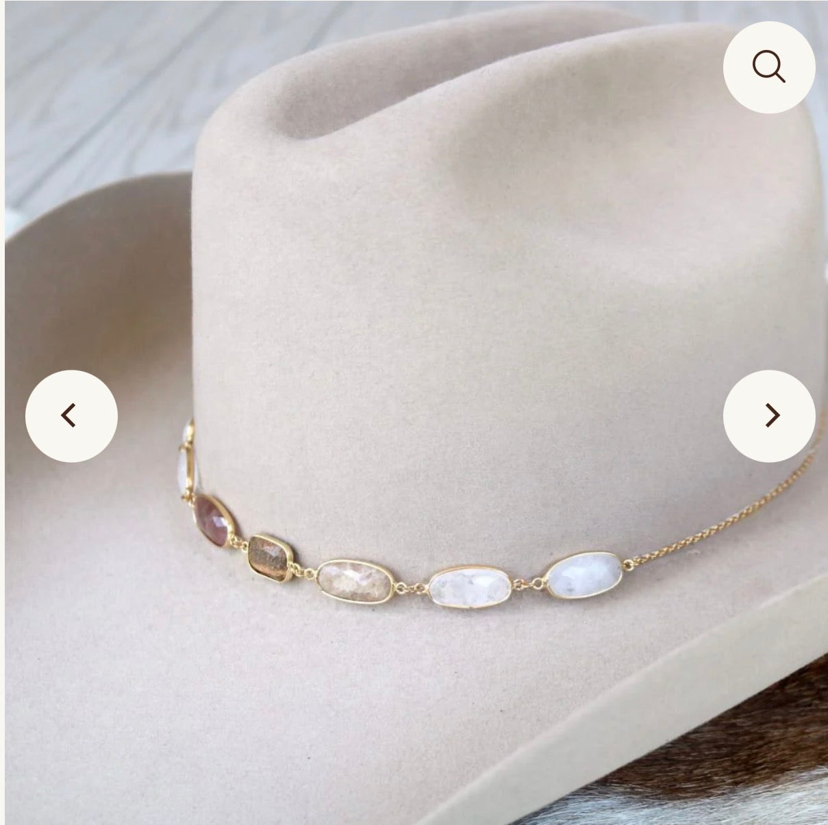 June Stone Hat Band