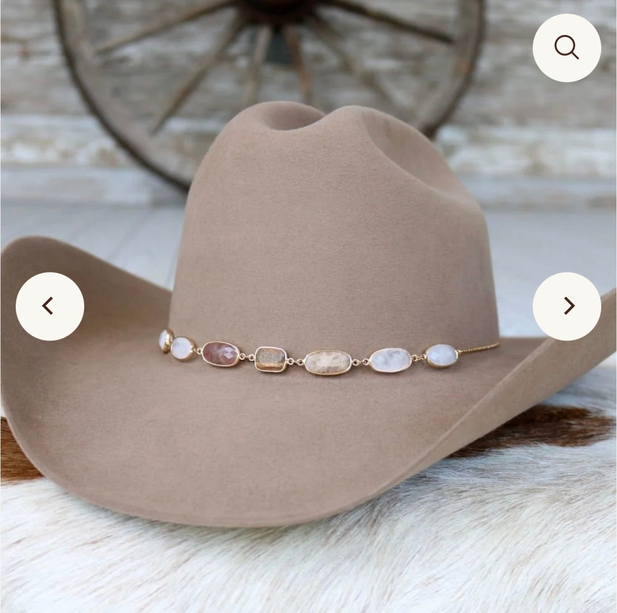 June Stone Hat Band