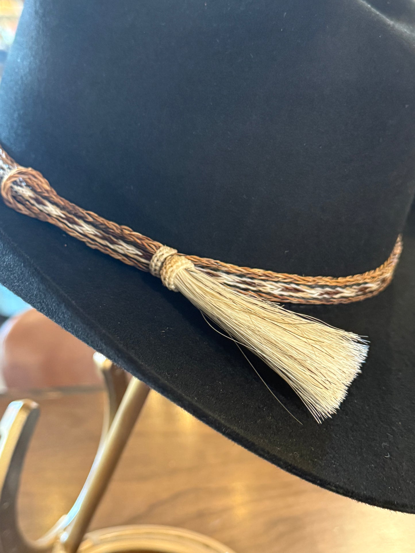 Whiskey Horse Hair Hat Band