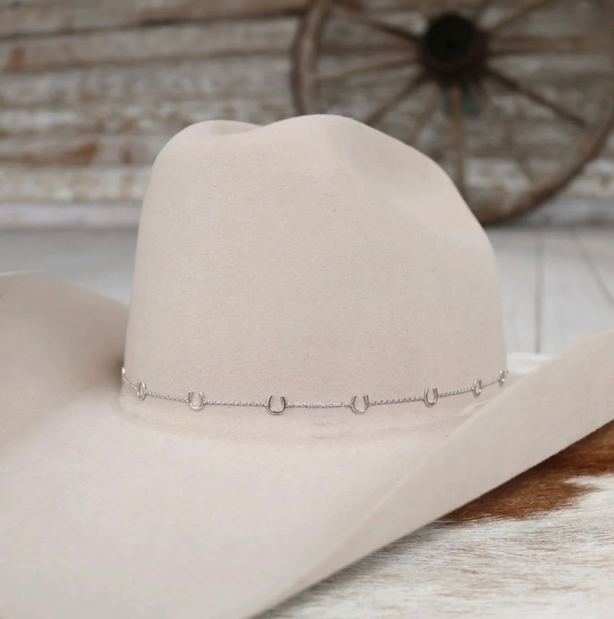 Horseshoe Chain Hat Band