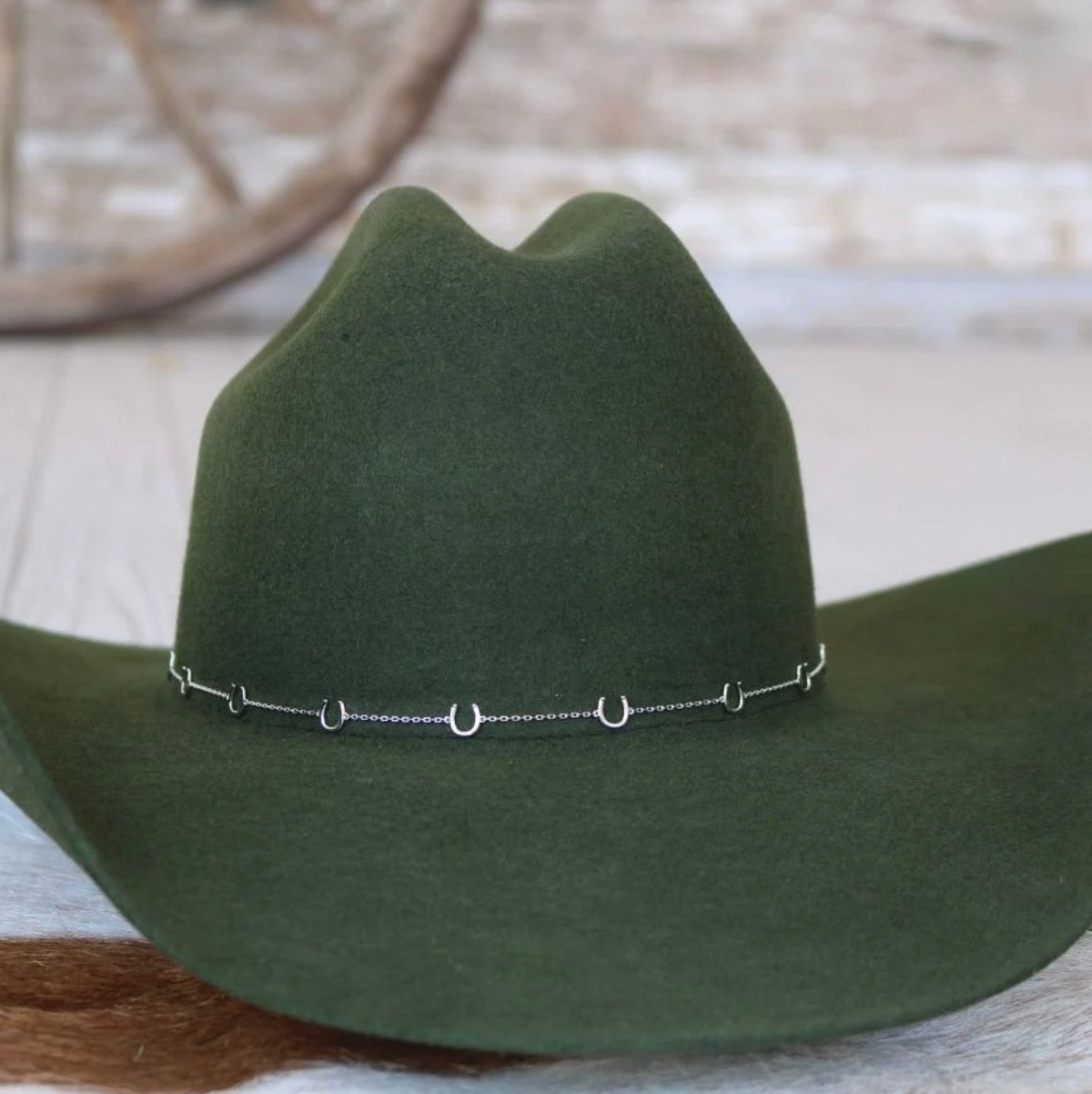 Horseshoe Chain Hat Band