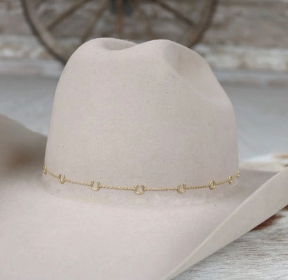 Horseshoe Chain Hat Band