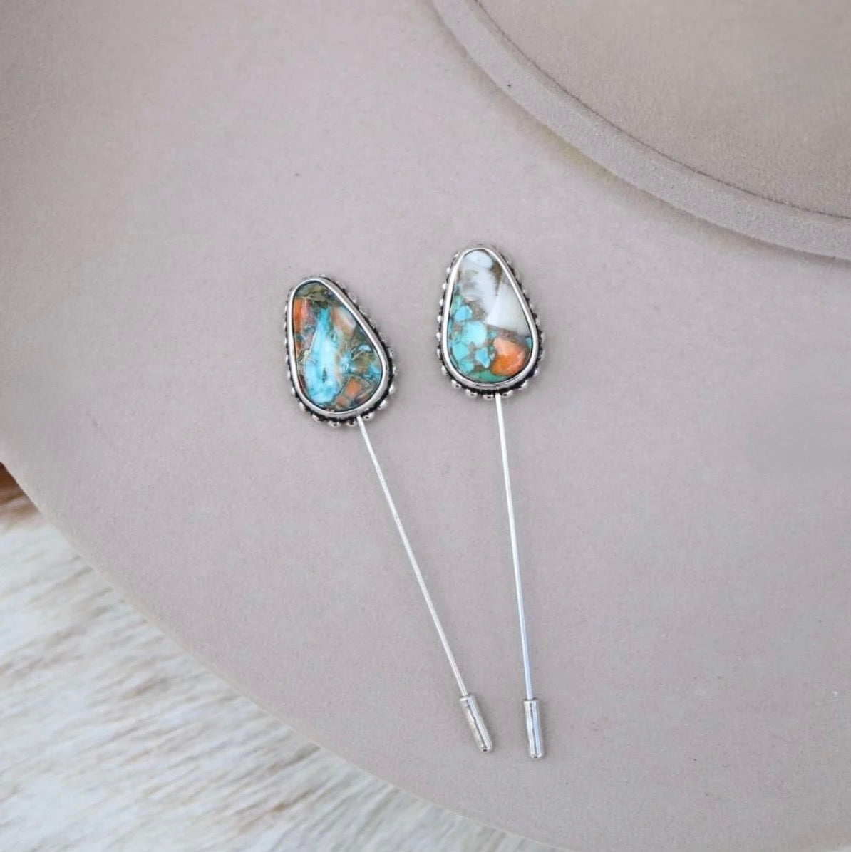 Southwest Mosaic Hat Pin