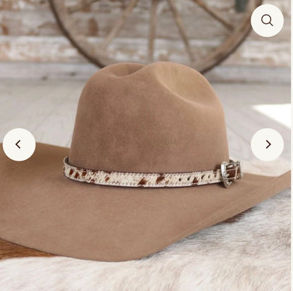 Cowhide Hat Band