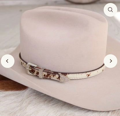 Cowhide Hat Band