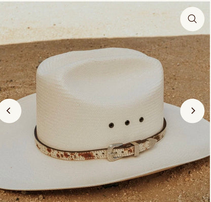Cowhide Hat Band