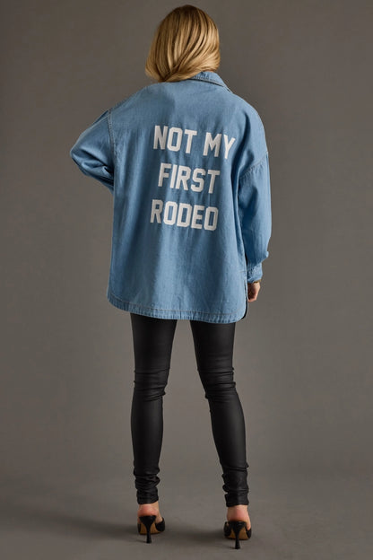 Not My First Rodeo Chambray