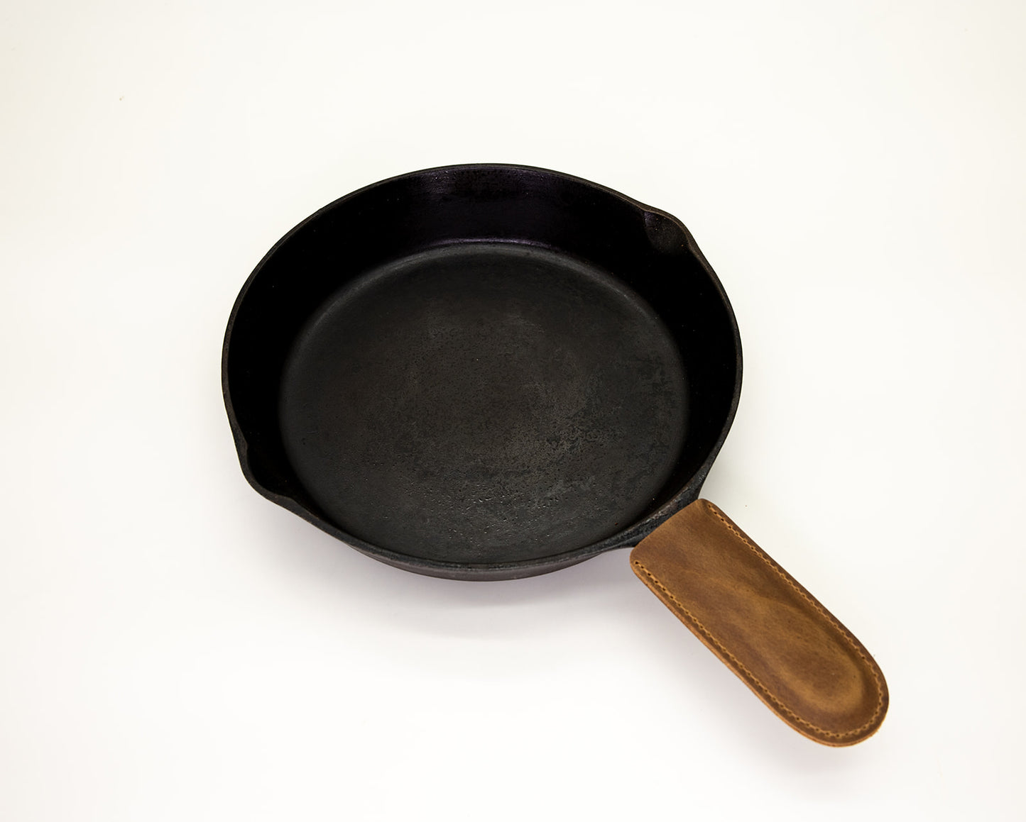 Leather Cast Iron Handle Cover