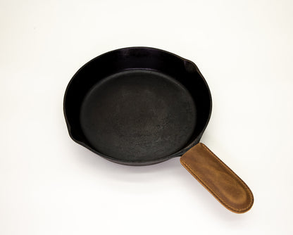 Leather Cast Iron Handle Cover