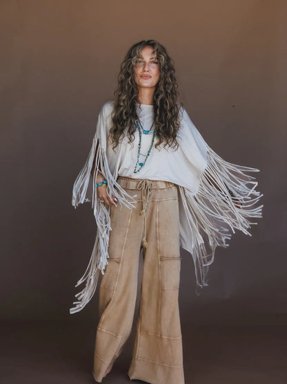 Western Showstopper Fringe Top