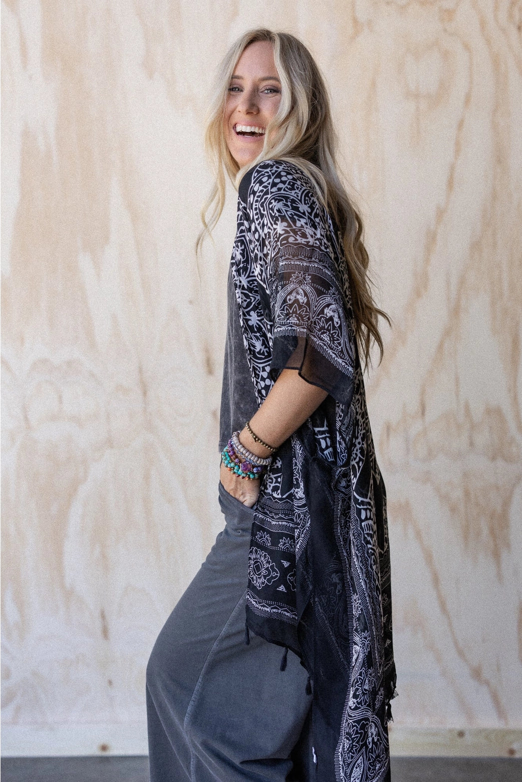 Mandala Tassel Kimono