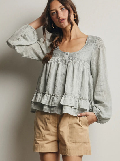 Silver Sage Blouse