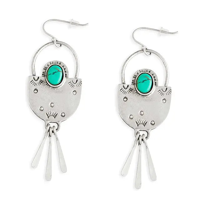 Olla Silver Tone Earrings