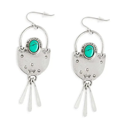 Olla Silver Tone Earrings