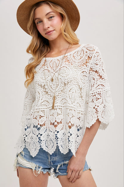 Piper Crochet Lace Top