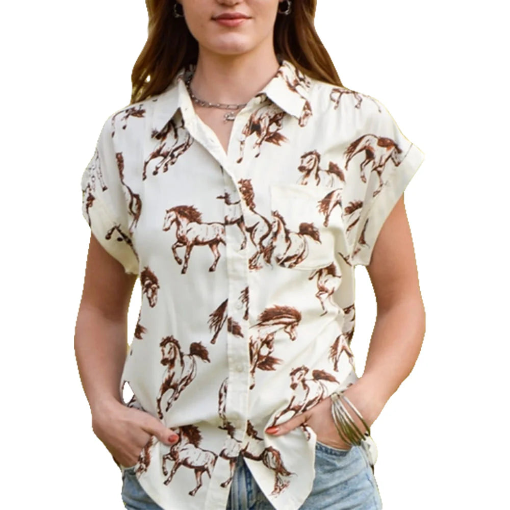 The Stunner Stallion Blouse