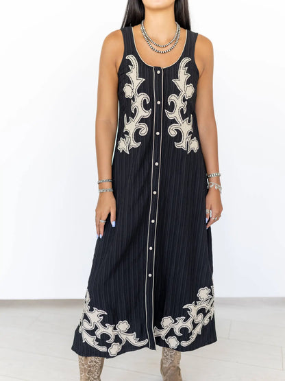 Midnight Saddle Dress