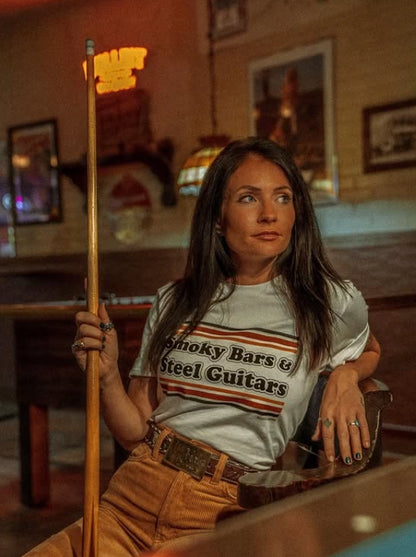 Smokey Bars & Steel Guitars Tee