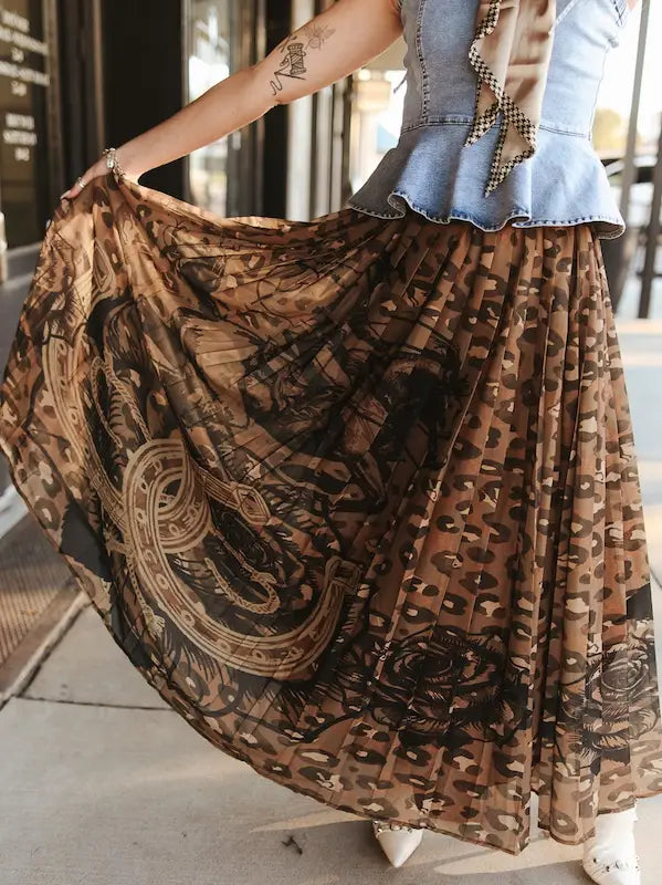 Wild Reign Maxi Skirt