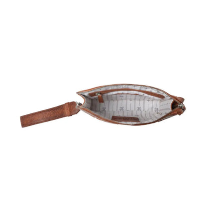 Zidana Bandera Ridge Vegan Tanned Leather Wristlet