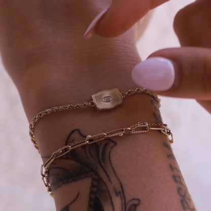 Spurwest Mini Belt Buckle Bracelet - Silver
