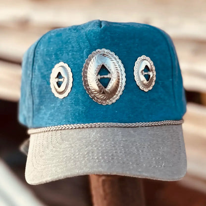 2 Tone Concho Trucker Hat