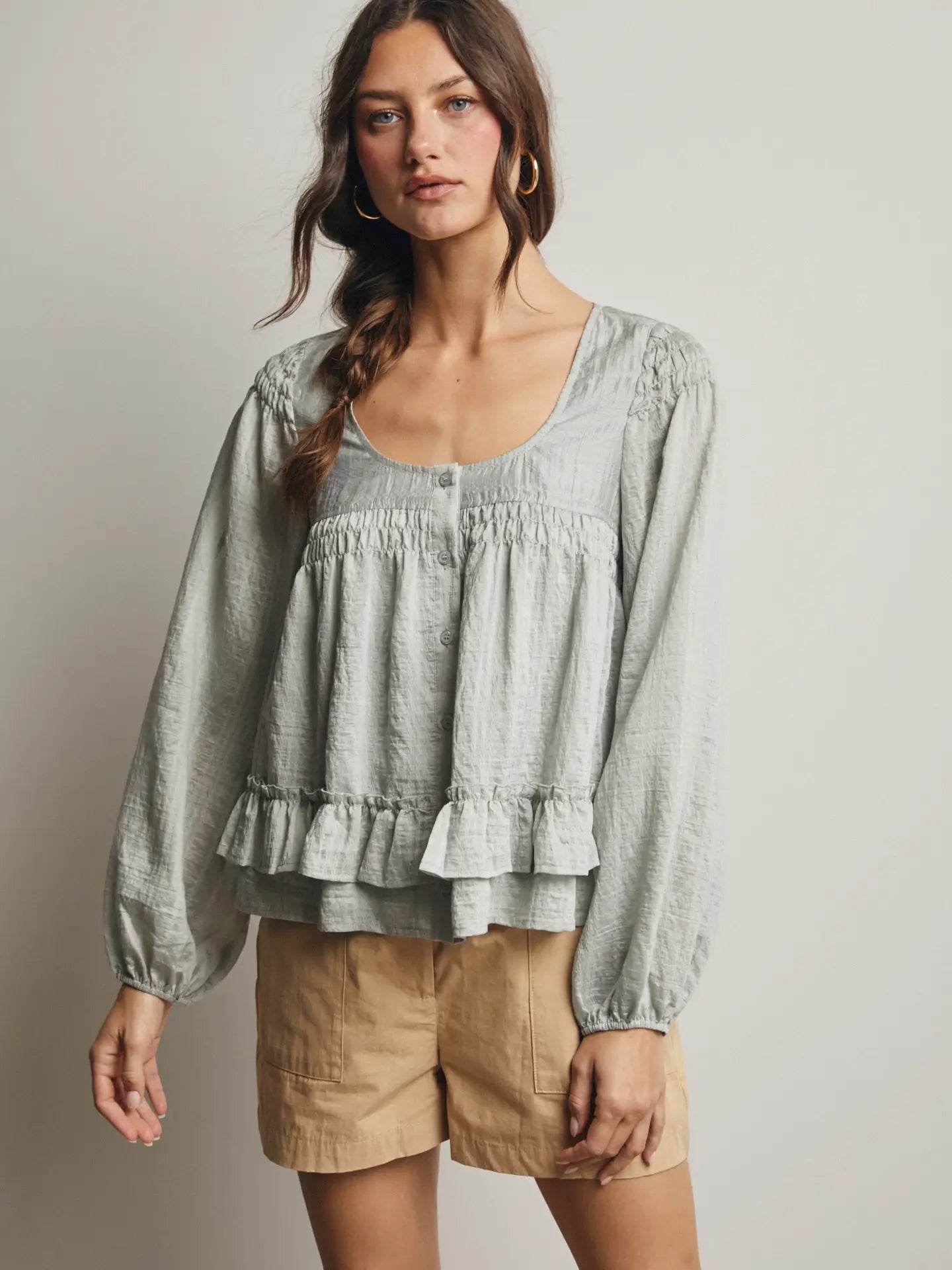 Silver Sage Blouse