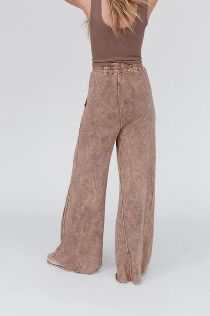 Robin Wide Leg Pant Mocha