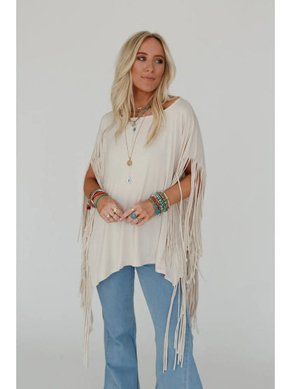 Western Showstopper Fringe Top