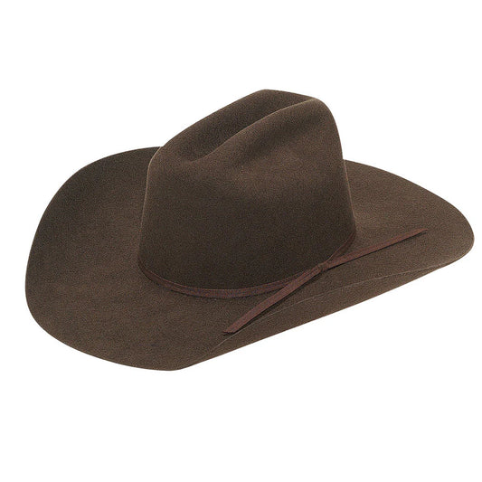 Jr Brown Western Wool Hat