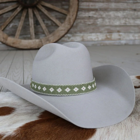 Daisy Beaded Hatband