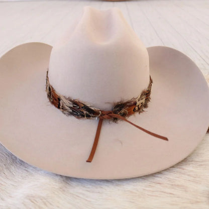 Harlan Feather Hat Band