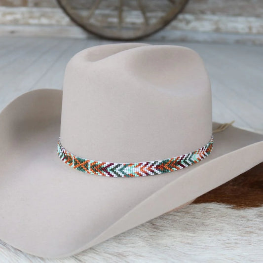Solara - Western Beaded Hat Band