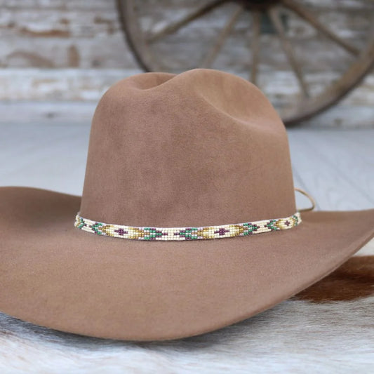 Santa Fe Western Beaded Hat Band