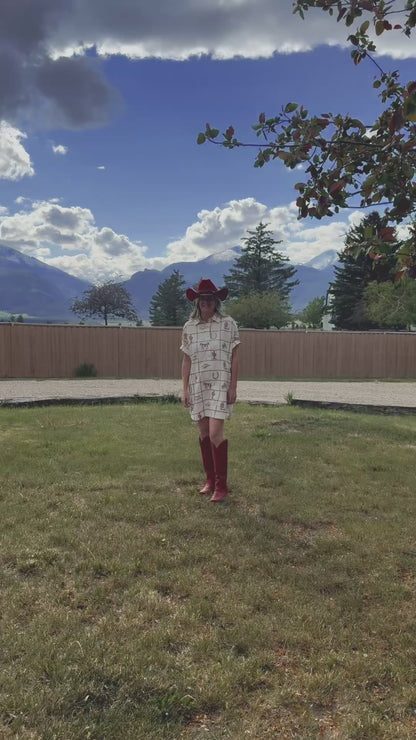 Rodeo Postcard Dress
