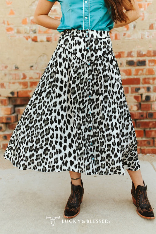 Ready to Run Leopard Skirt